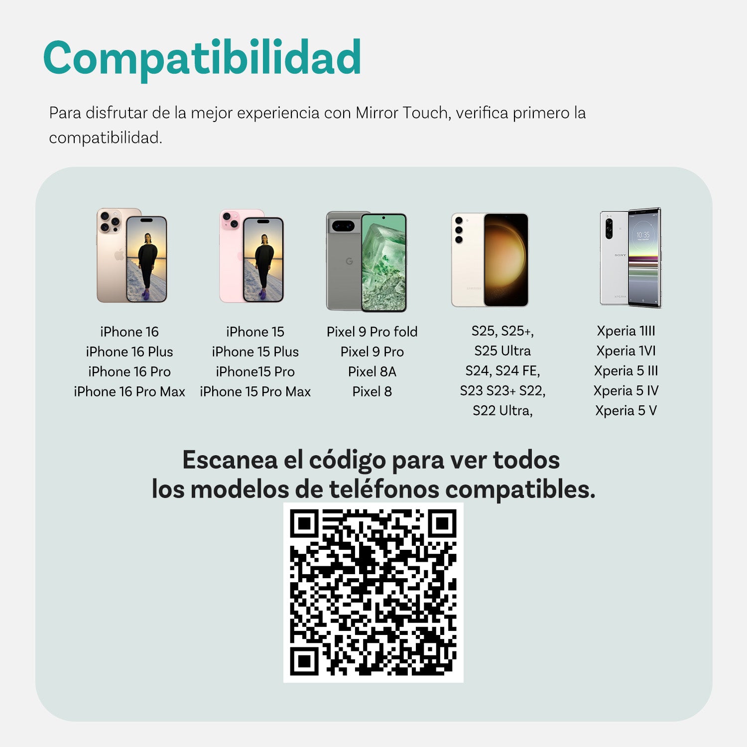 Ottocast® Mirror Touch adaptador CarPlay inalámbrico