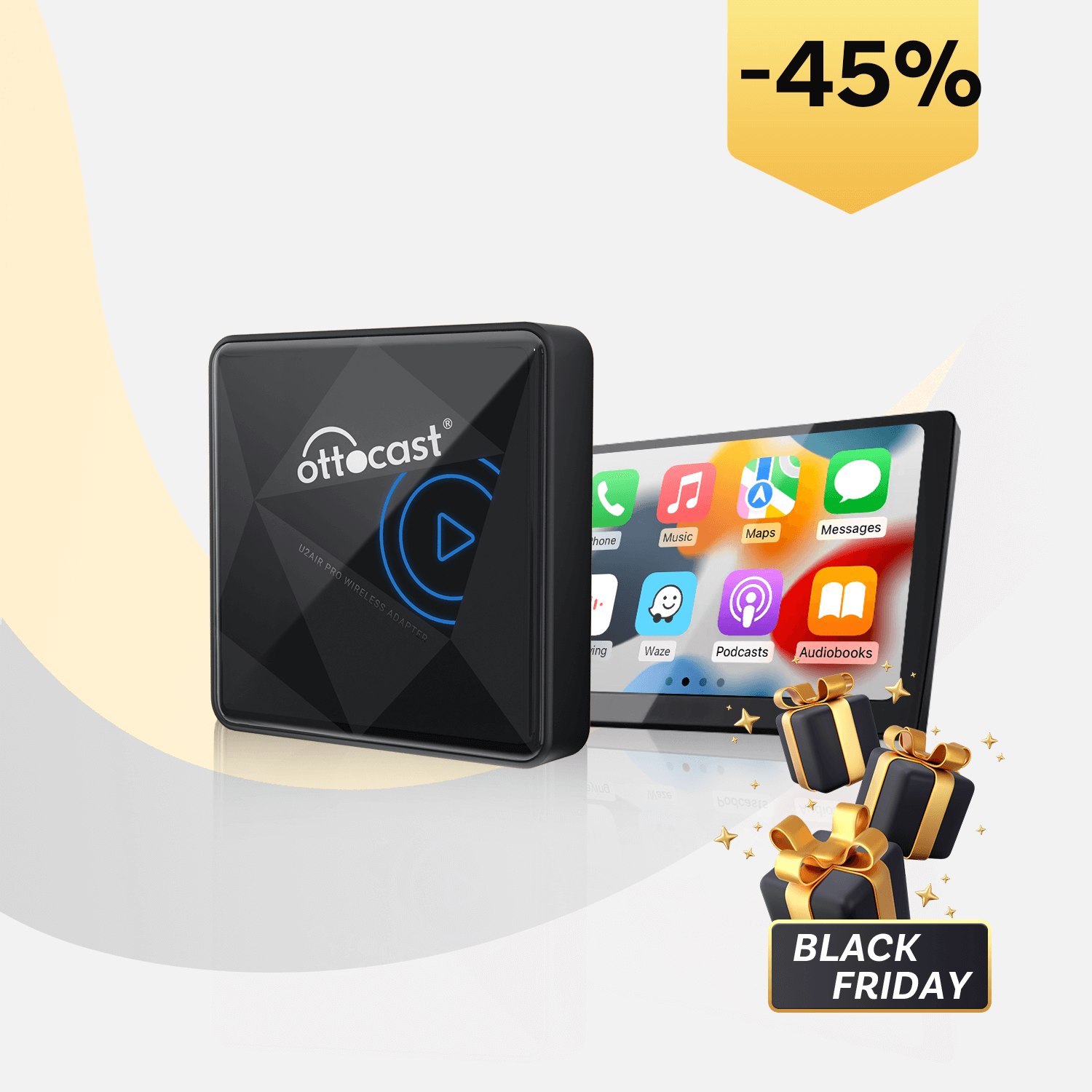 Adaptador CarPlay U2AIR Pro inalámbrico | Ottocast