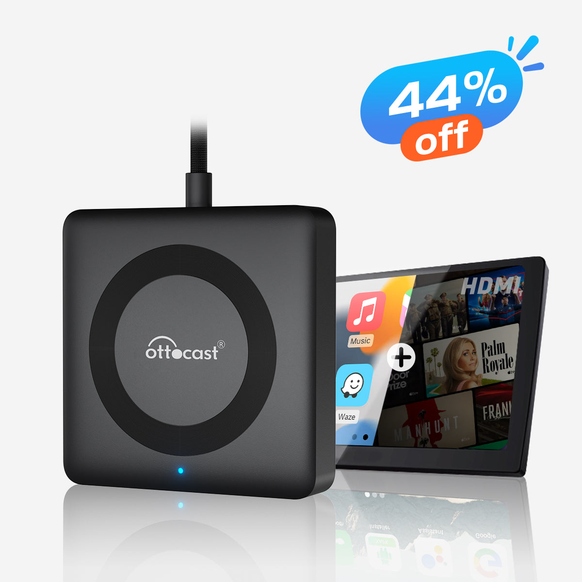 Car Tv Mate Max - Wireless CarPlay & Android Auto with HDMI Multimedia