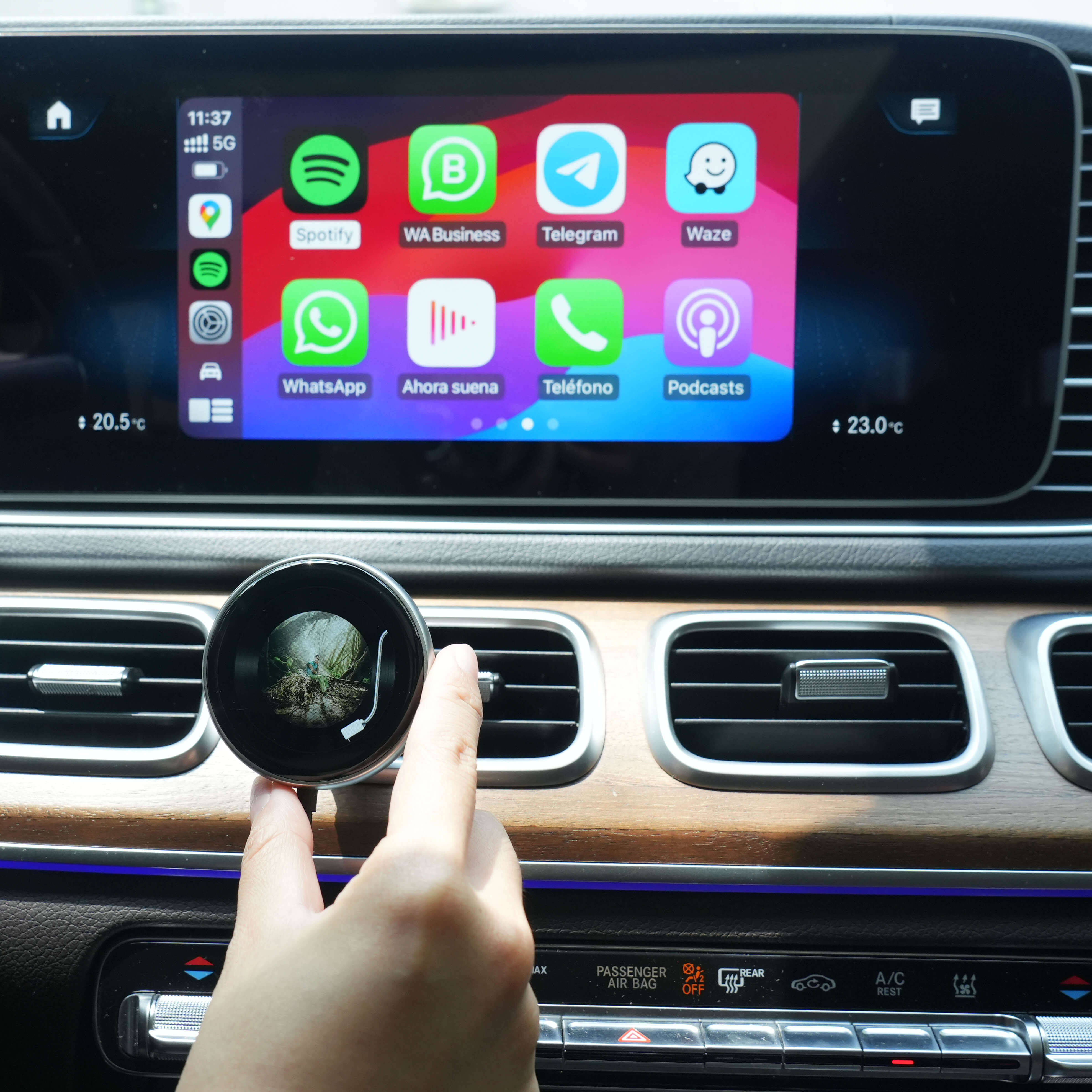 CarPlayClip adaptador apple carplay inalambrico