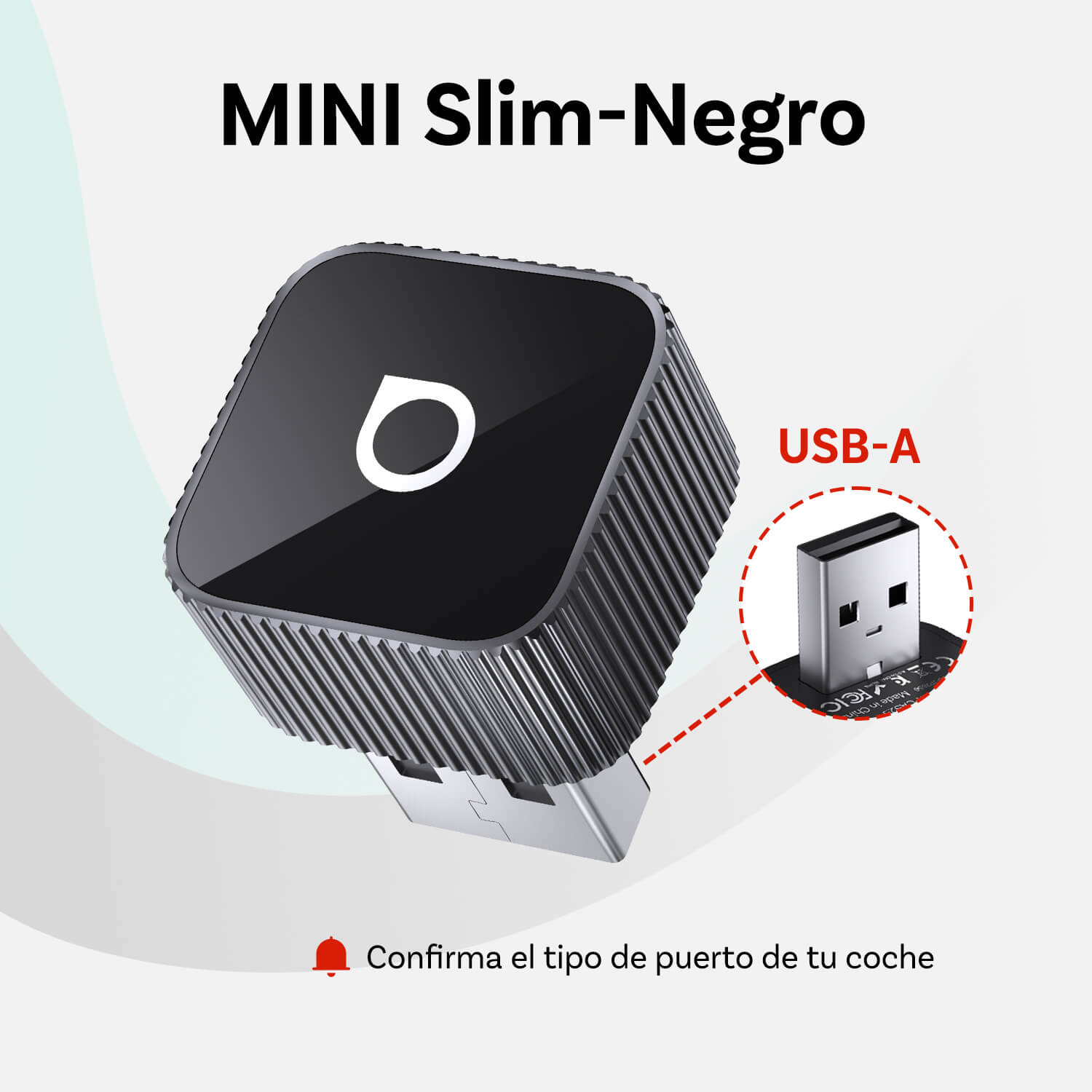 OTTOCAST® Mini Cube 3.0 Adaptador inalámbrica CarPlay y Android Auto