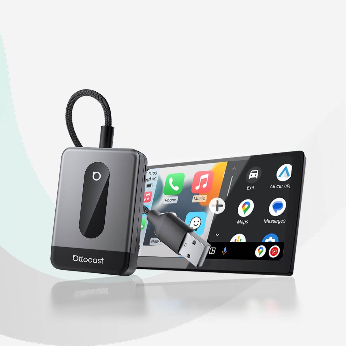 U2Air Edge – Adaptador inalámbrico para CarPlay y Android Auto