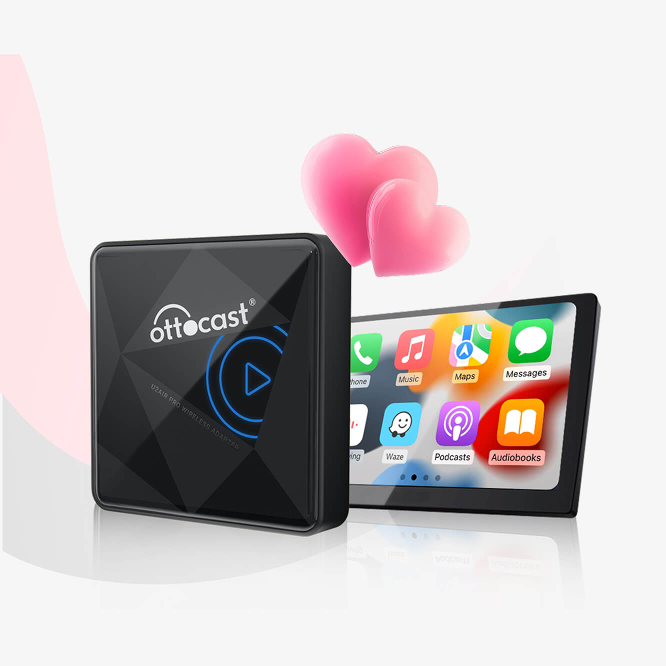 Ottocast® U2AIR Pro adaptador apple carplay inalámbrico