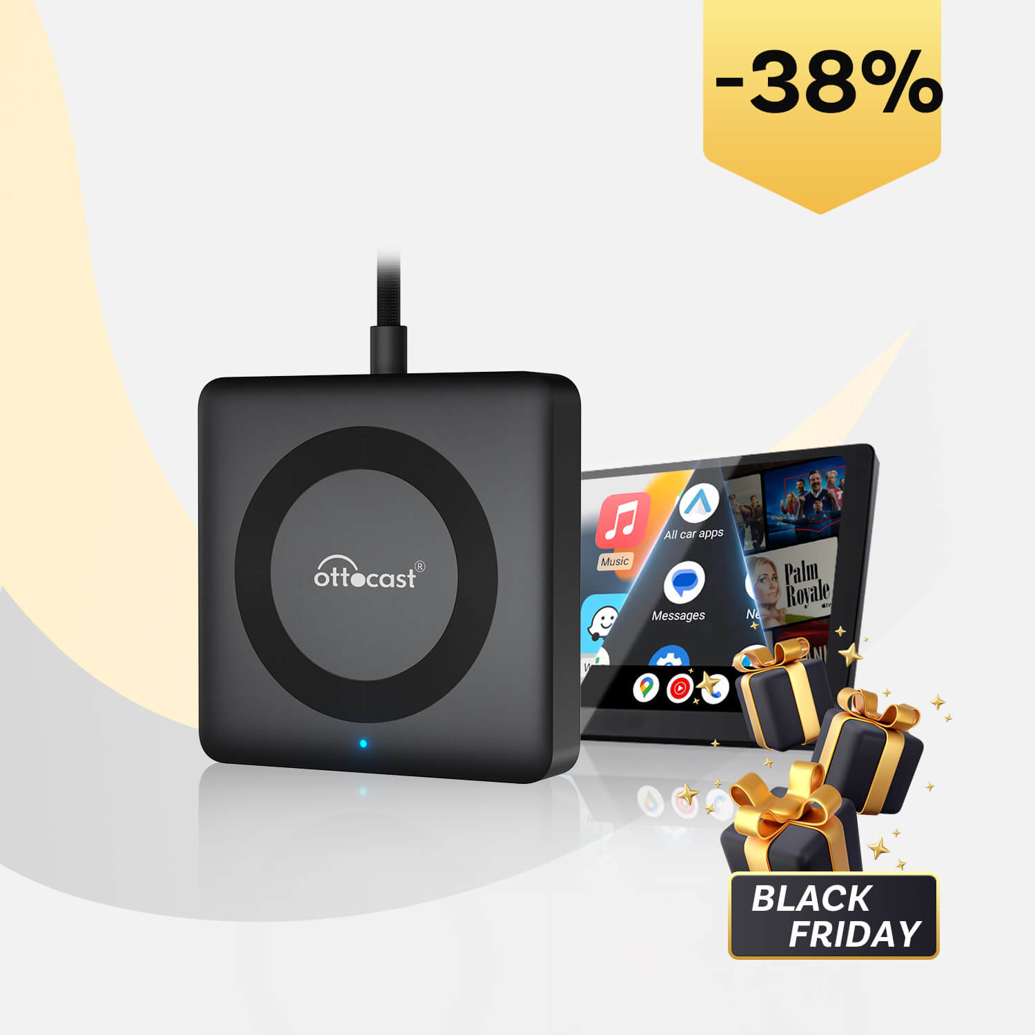 Car Tv Mate Max - Wireless CarPlay & Android Auto with HDMI Multimedia