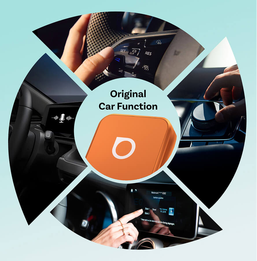 OTTOCAST mini cube 3.0 Adapter - Cosmic Orange