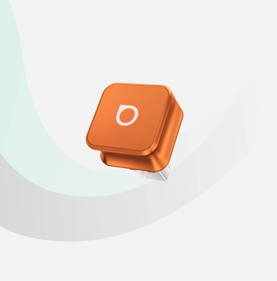 OTTOCAST mini cube 3.0 Adapter - Cosmic Orange