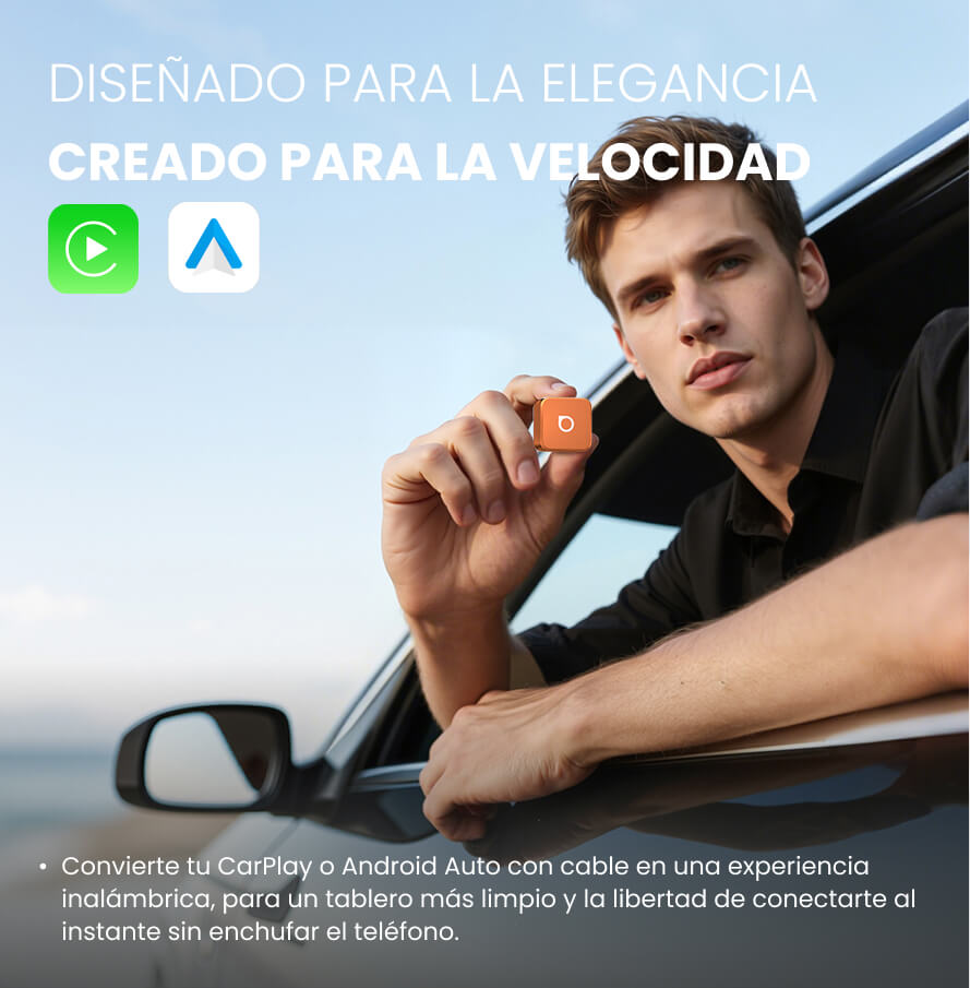 Ottocast mini cube 3.0 Adapter - Cosmic Orange