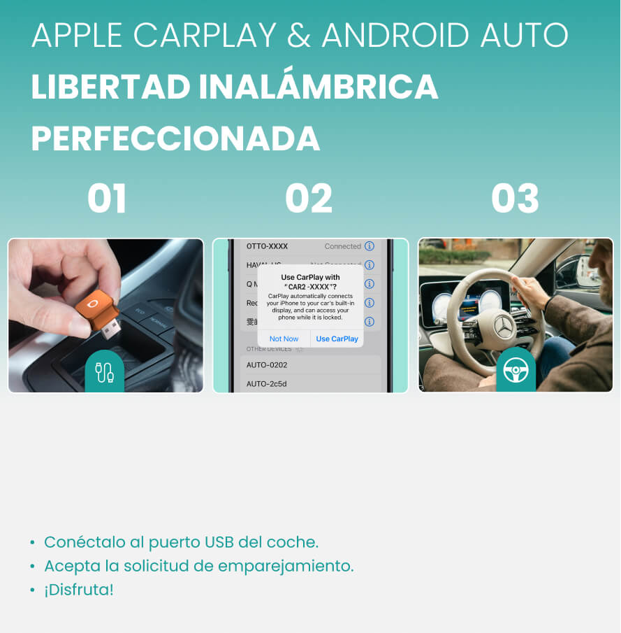 Ottocast mini cube 3.0 Adapter - Cosmic Orange