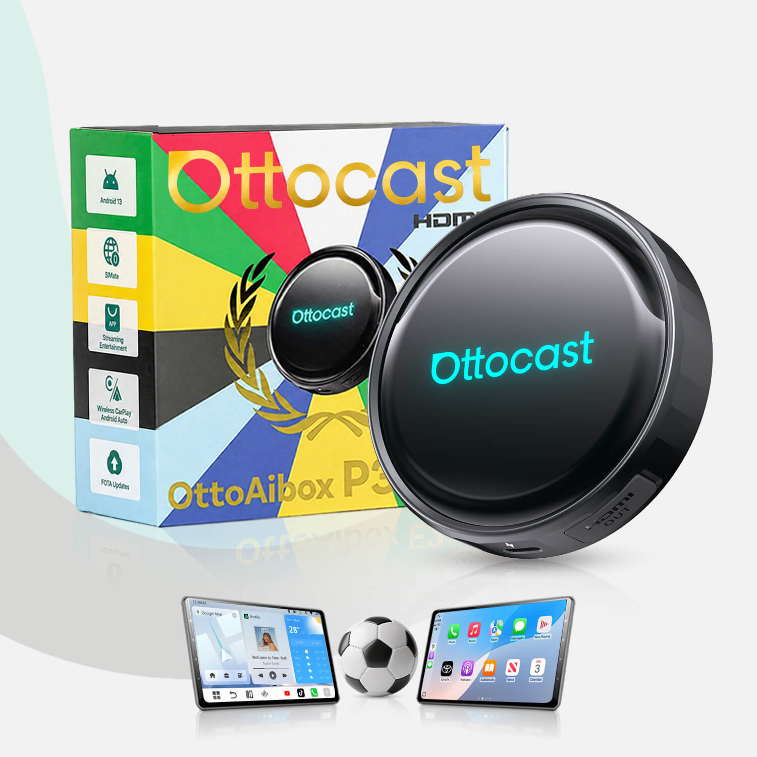 OttoAibox P3 Pro CarPlay AI Box