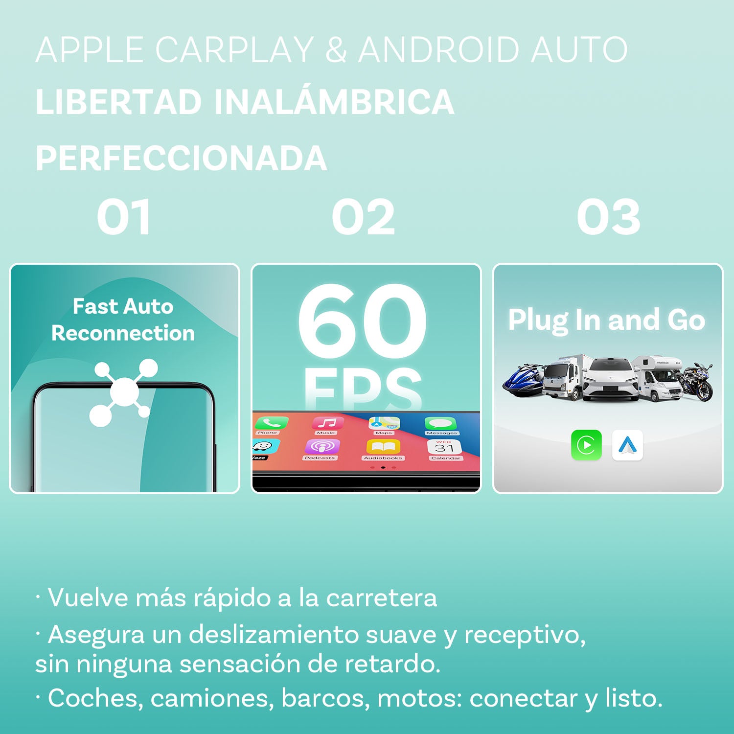 Pantalla portátil para coche ScreenFlow