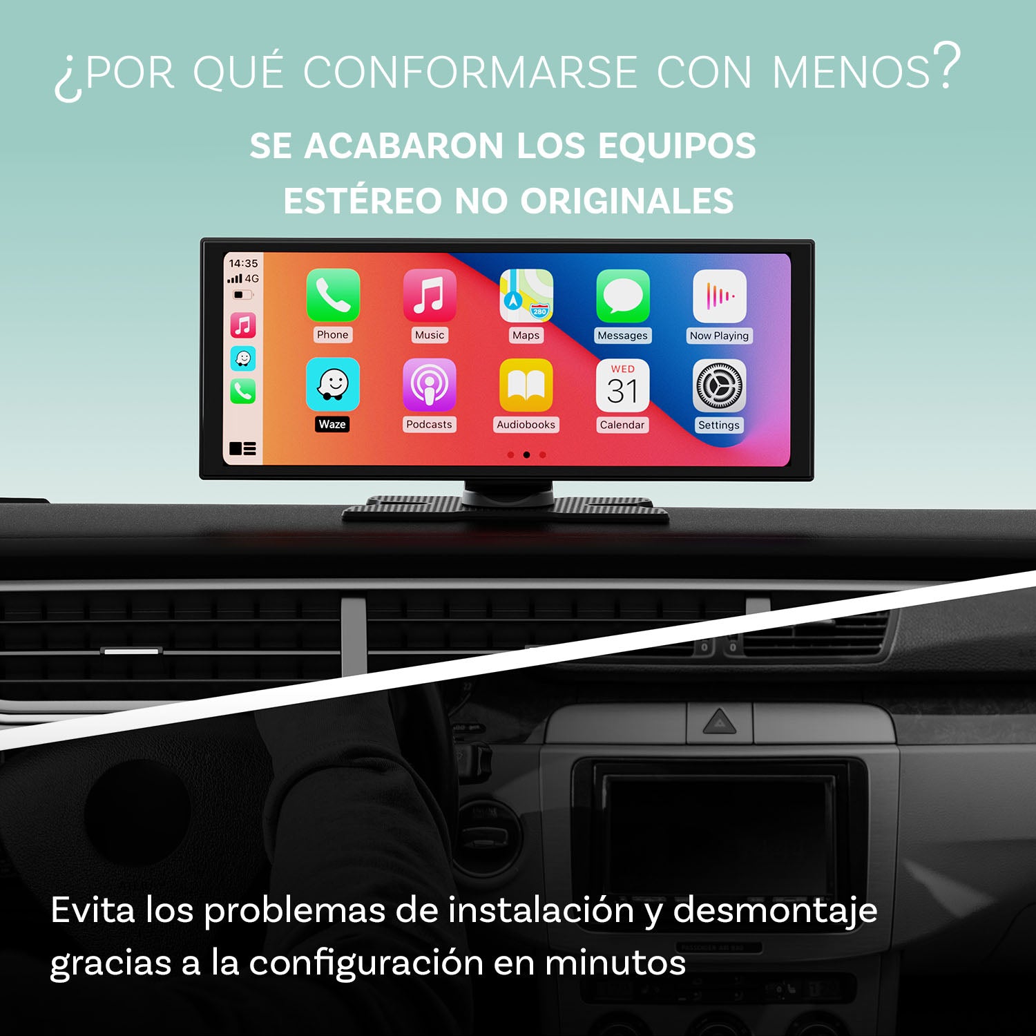 Pantalla portátil para coche ScreenFlow
