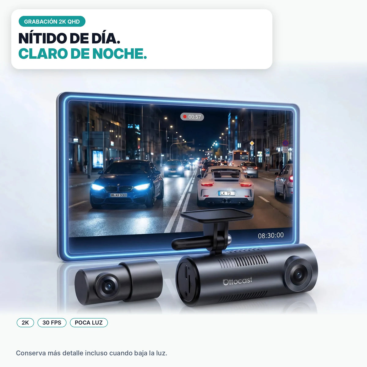 OttoSafe Cam – El primer adaptador 2 en 1 para cámara de salpicadero del mundo