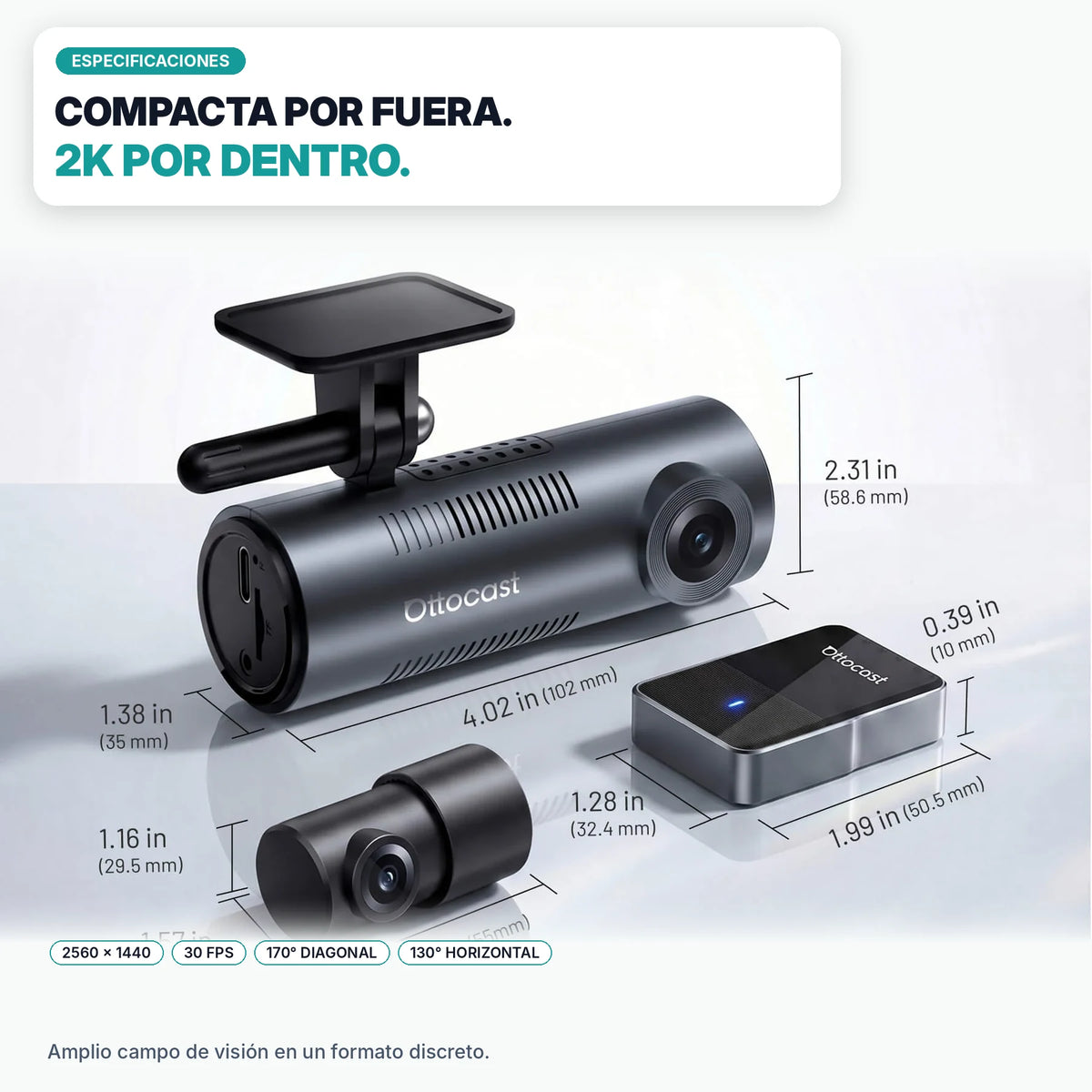 OttoSafe Cam – El primer adaptador 2 en 1 para cámara de salpicadero del mundo