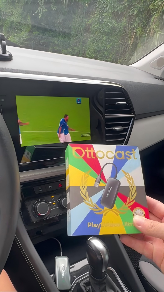 ¿Todavía ves el Mundial en el coche así?