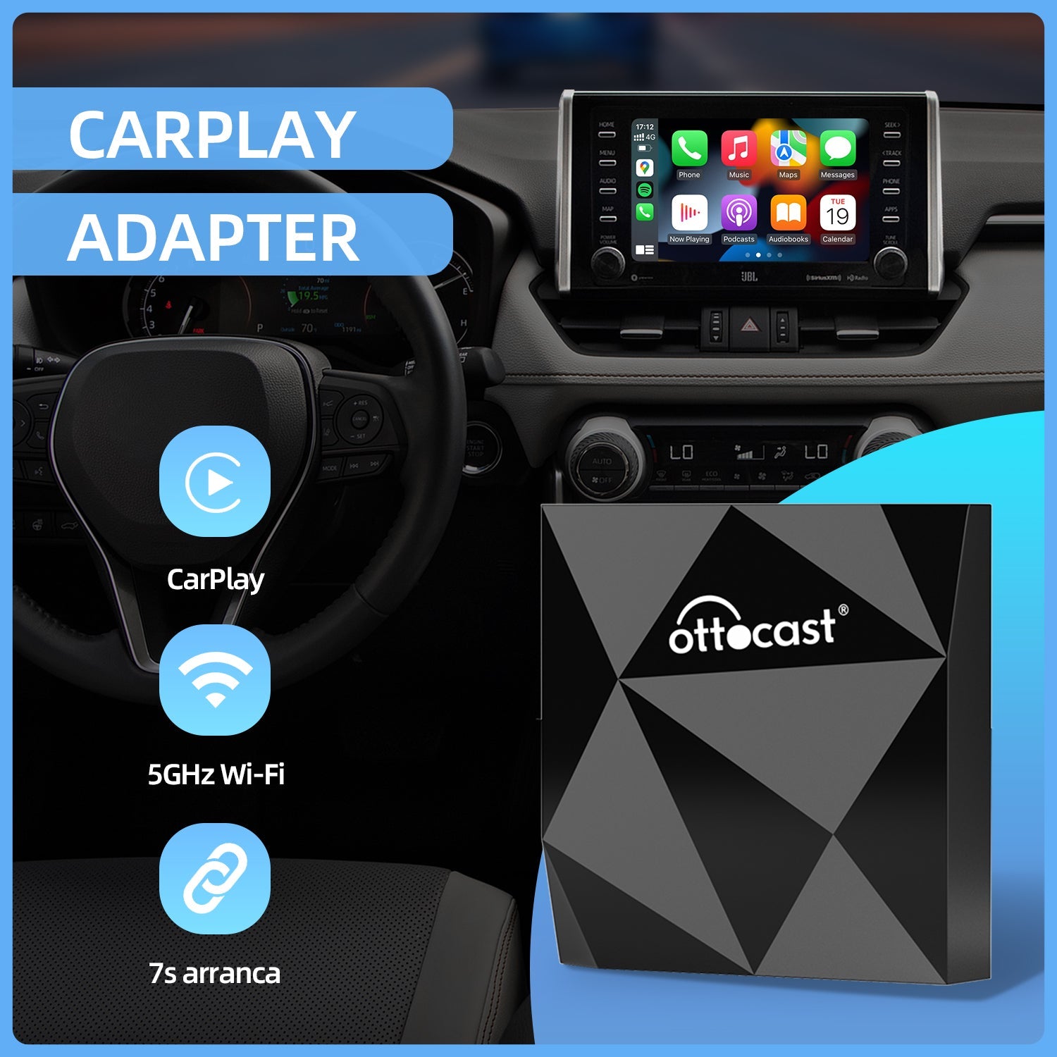 Adaptador inalámbrico CarPlay U2-AIR