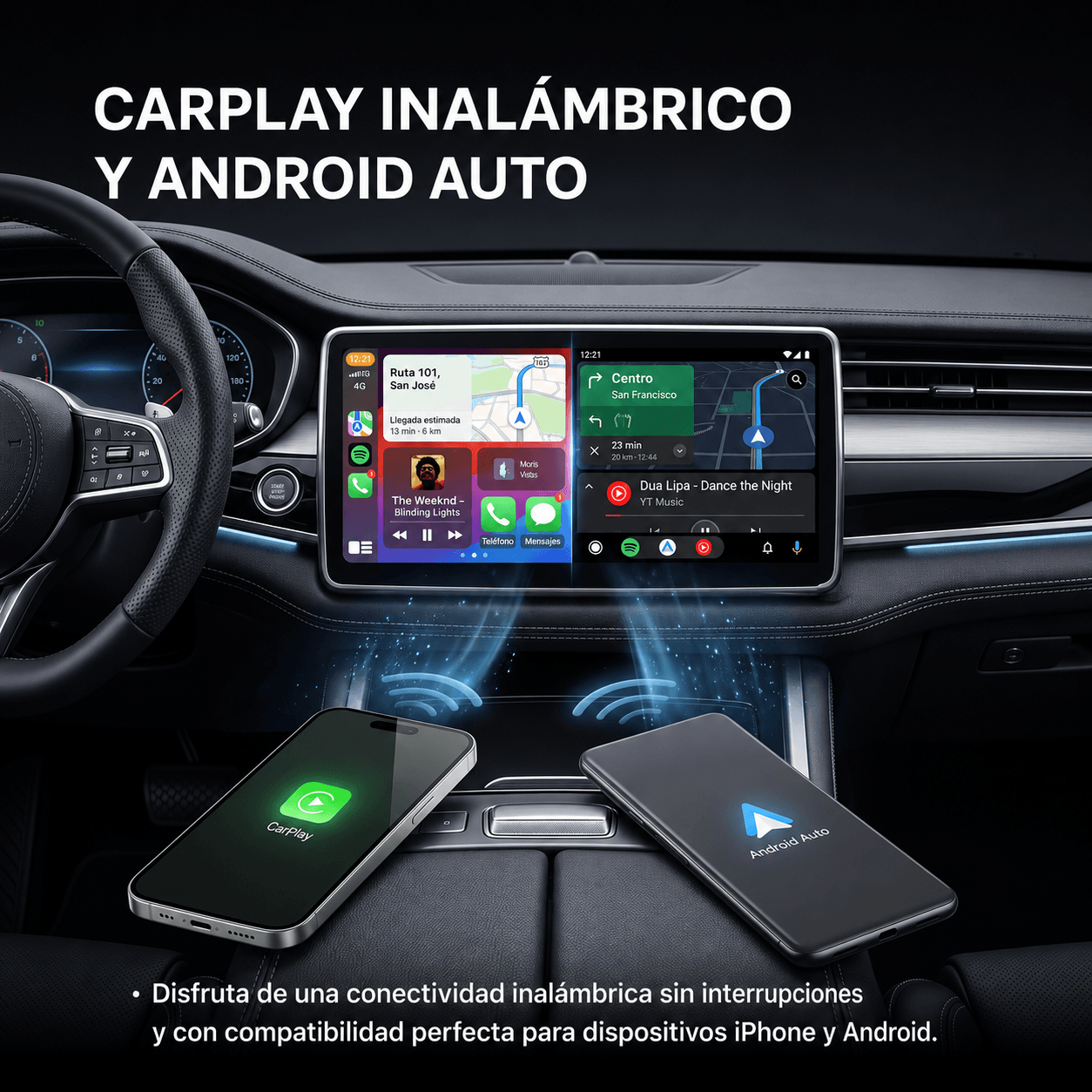 Play2Video Ultra 2026 – Netflix, YouTube y CarPlay/Android Auto inalámbrico