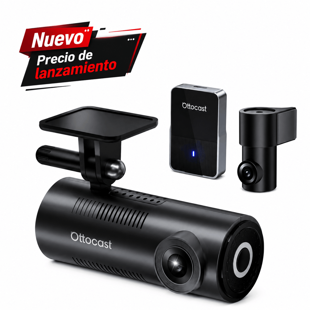 OttoSafe Cam – El primer adaptador 2 en 1 para cámara de salpicadero del mundo