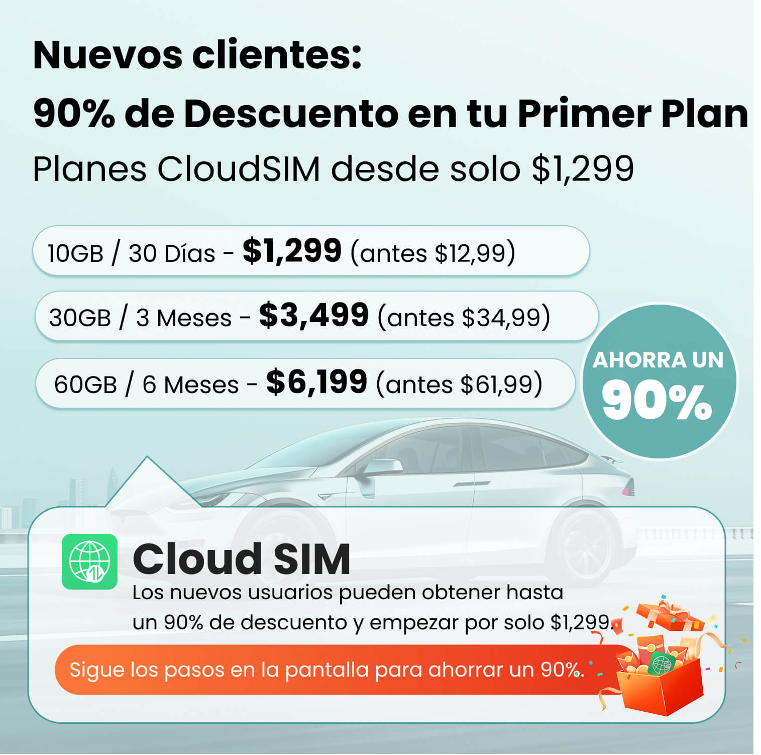 Ottocast CloudSIM - 10GB/30GB/60GB/120GB