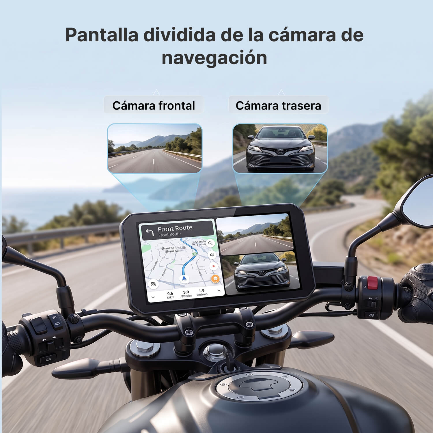 Pantalla tactil para motocicleta C6
