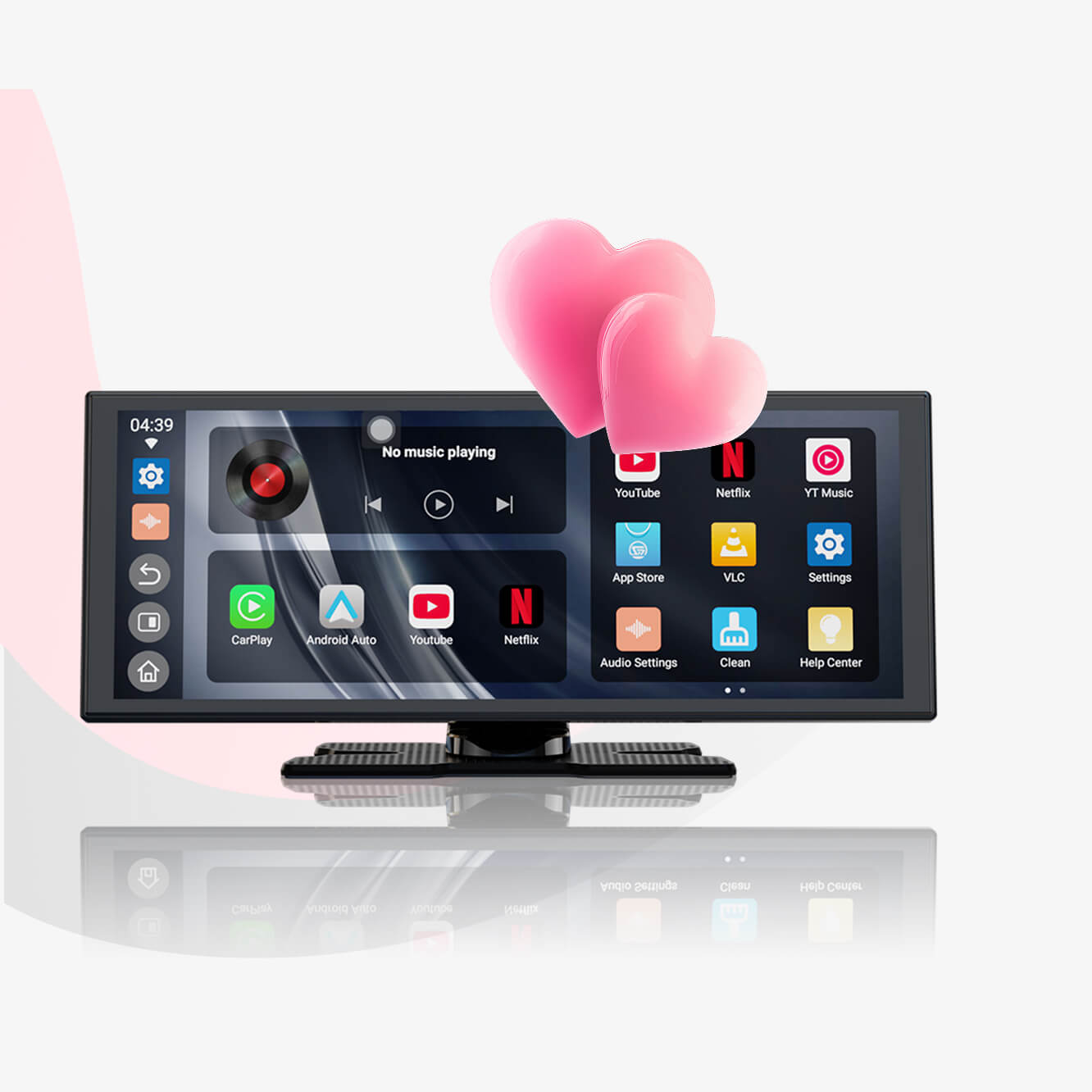 Ottocast® Screen Flow Apple CarPlay y Android Auto pantalla inalámbricos