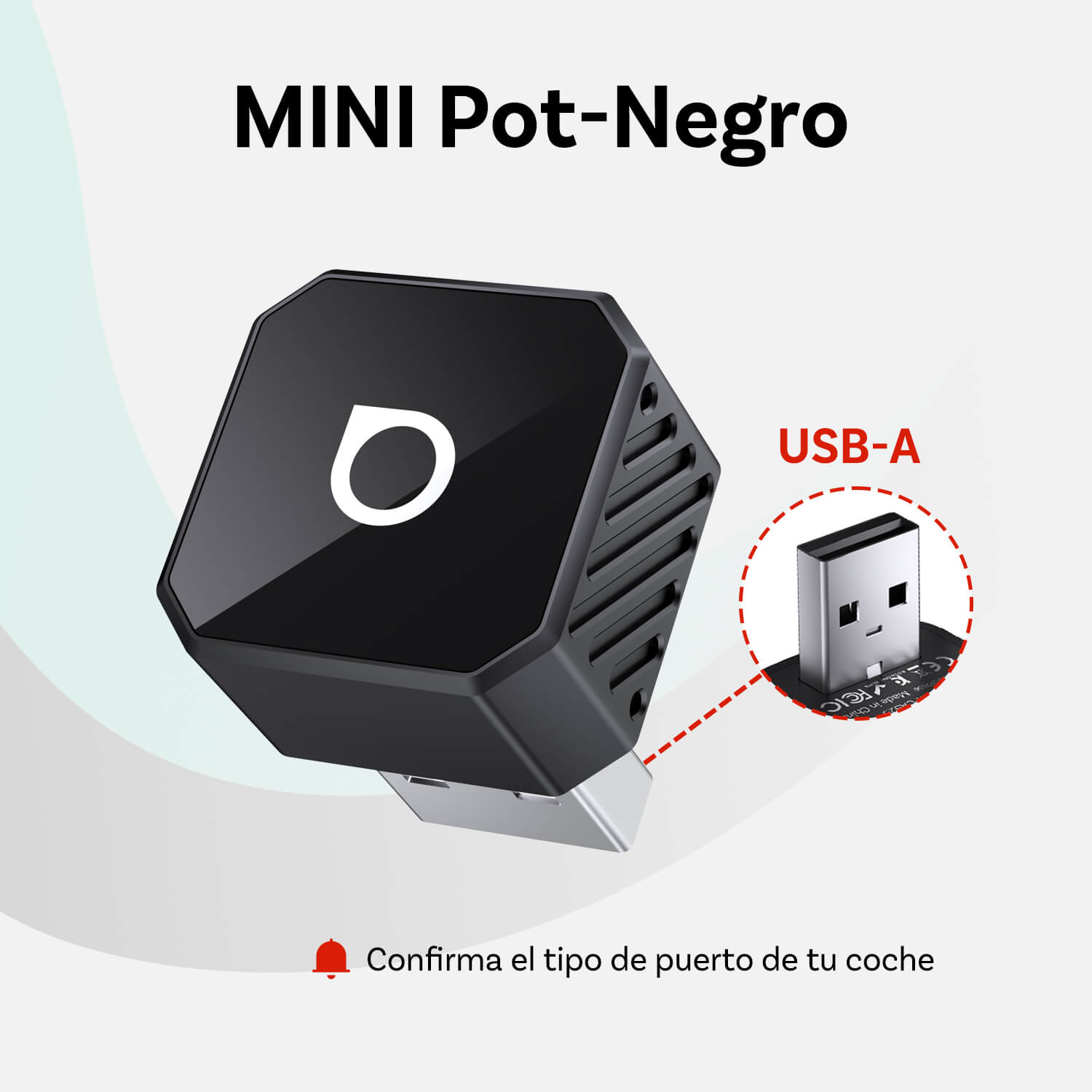 OTTOCAST® Mini Cube 3.0 Adaptador inalámbrica CarPlay y Android Auto