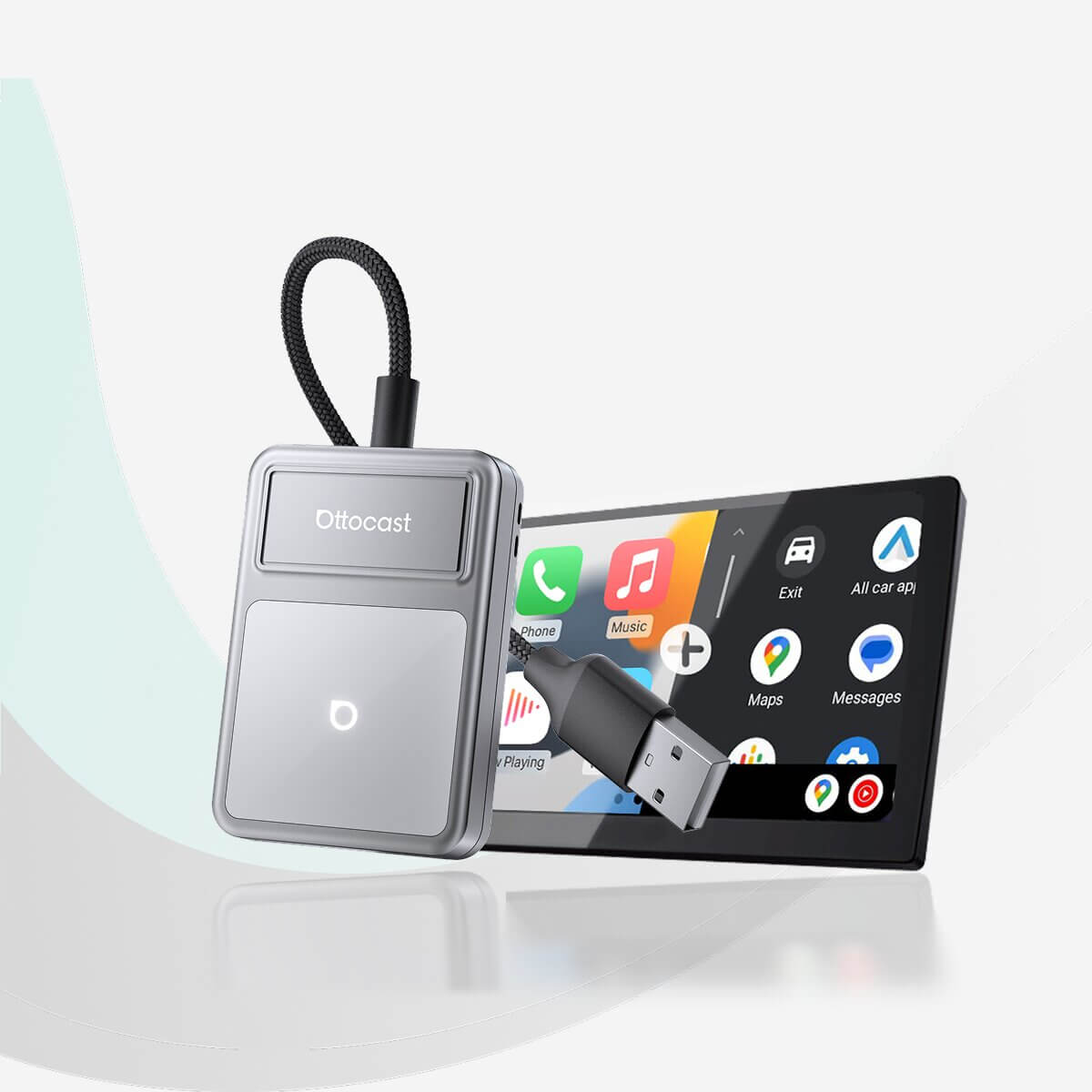 U2Air Edge – Adaptador inalámbrico para CarPlay y Android Auto