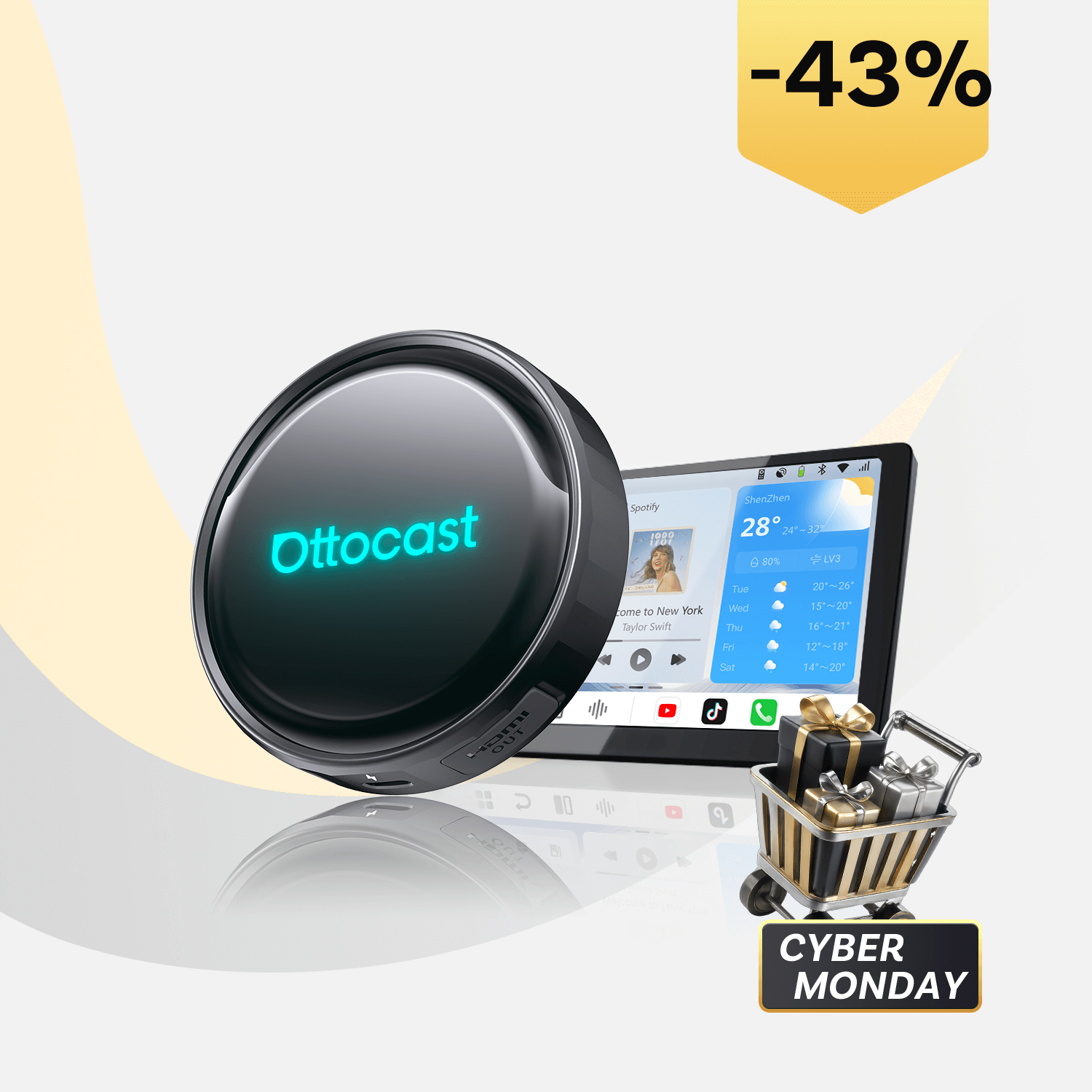 OttoAibox P3 Pro CarPlay AI Box