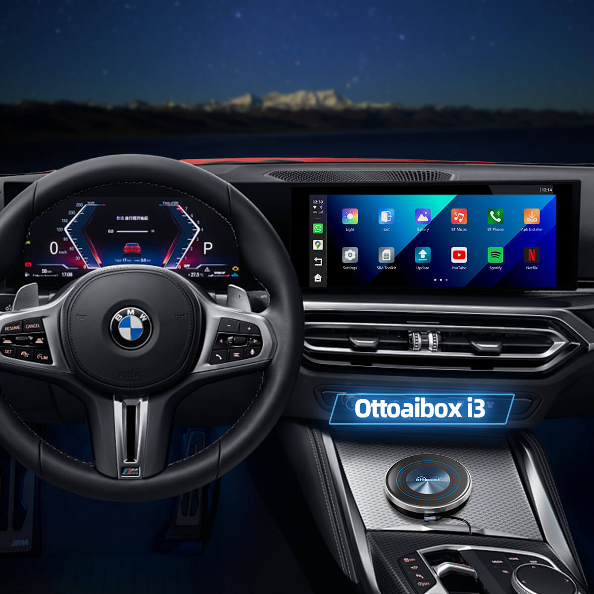 OttoAibox i3 CarPlay Aibox, solo para BMW