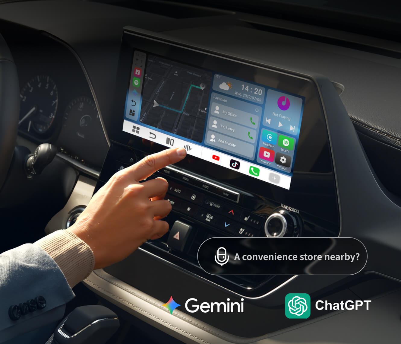 <h3>Asistente de voz inteligente.</h3>