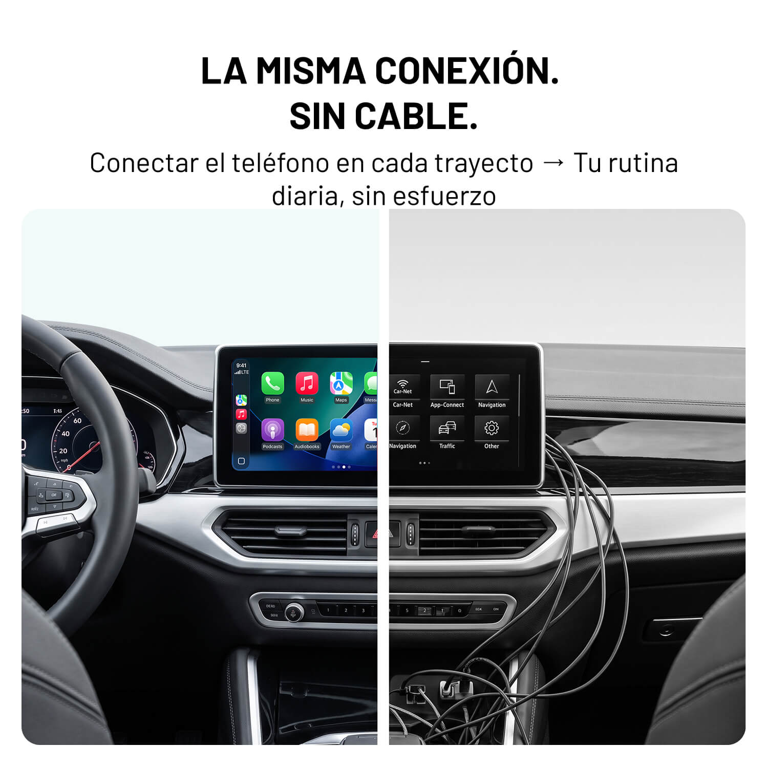 U2Air Edge – Adaptador inalámbrico para CarPlay y Android Auto
