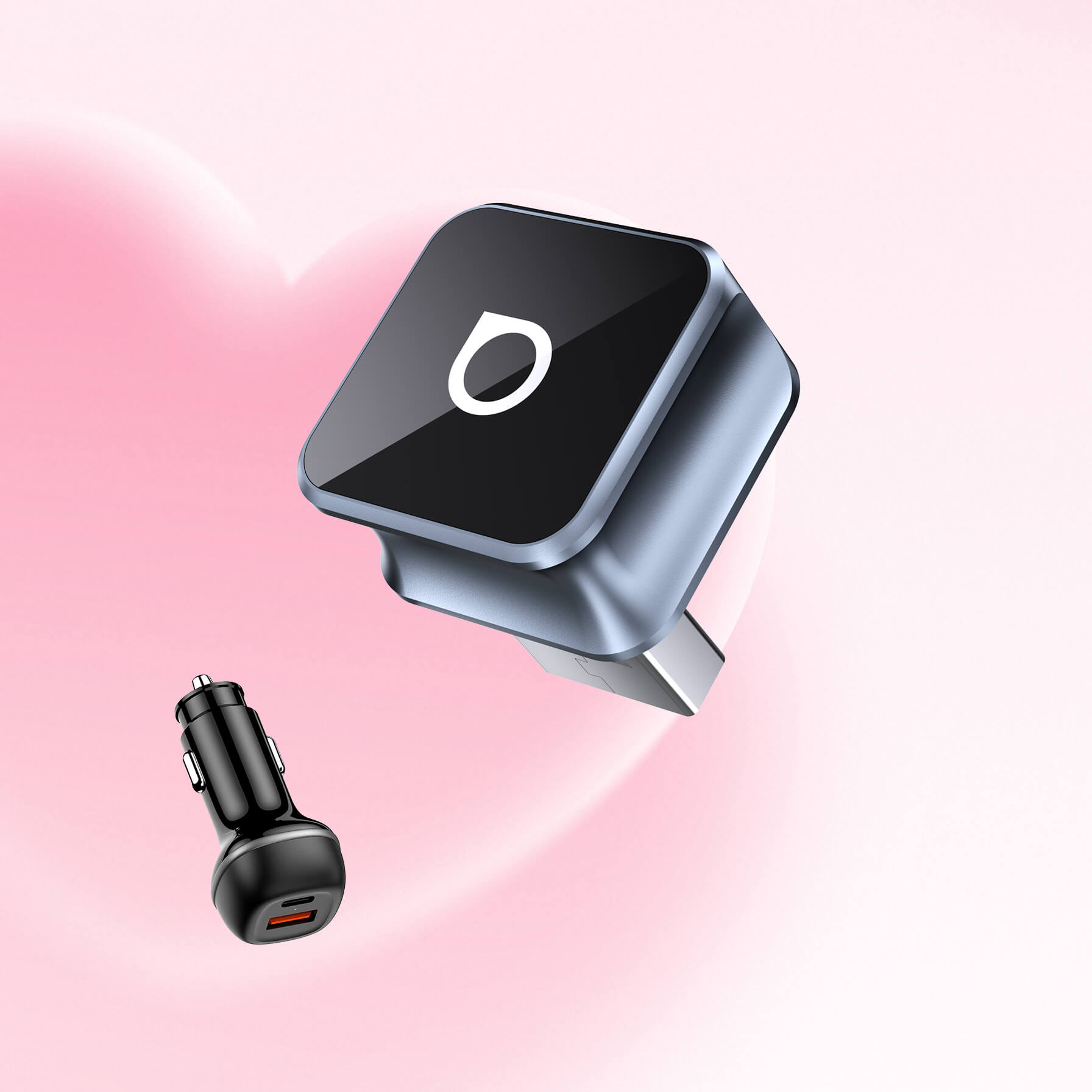 OTTOCAST® Mini Cube 3.0 Adaptador inalámbrica CarPlay y Android Auto