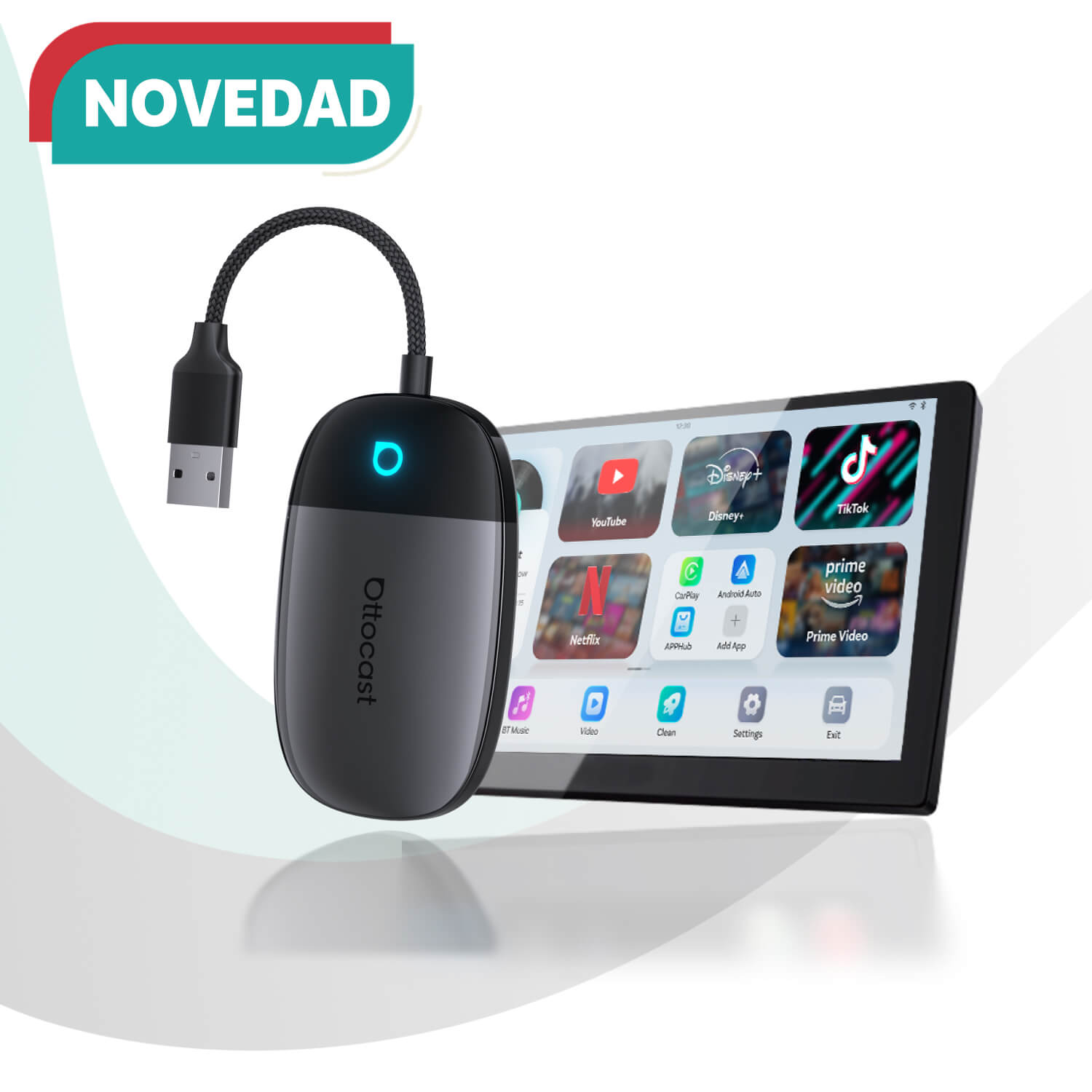 Play2Video X Wireless CarPlay/Android Auto All-in-1 Adapter