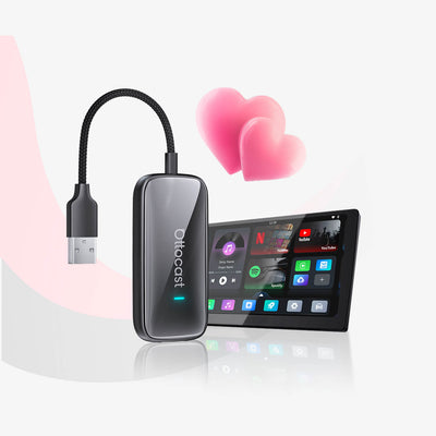 Play2Video Ultra · Adaptador inalámbrico CarPlay/Android Auto con Netflix, YouTube, Prime Video y más