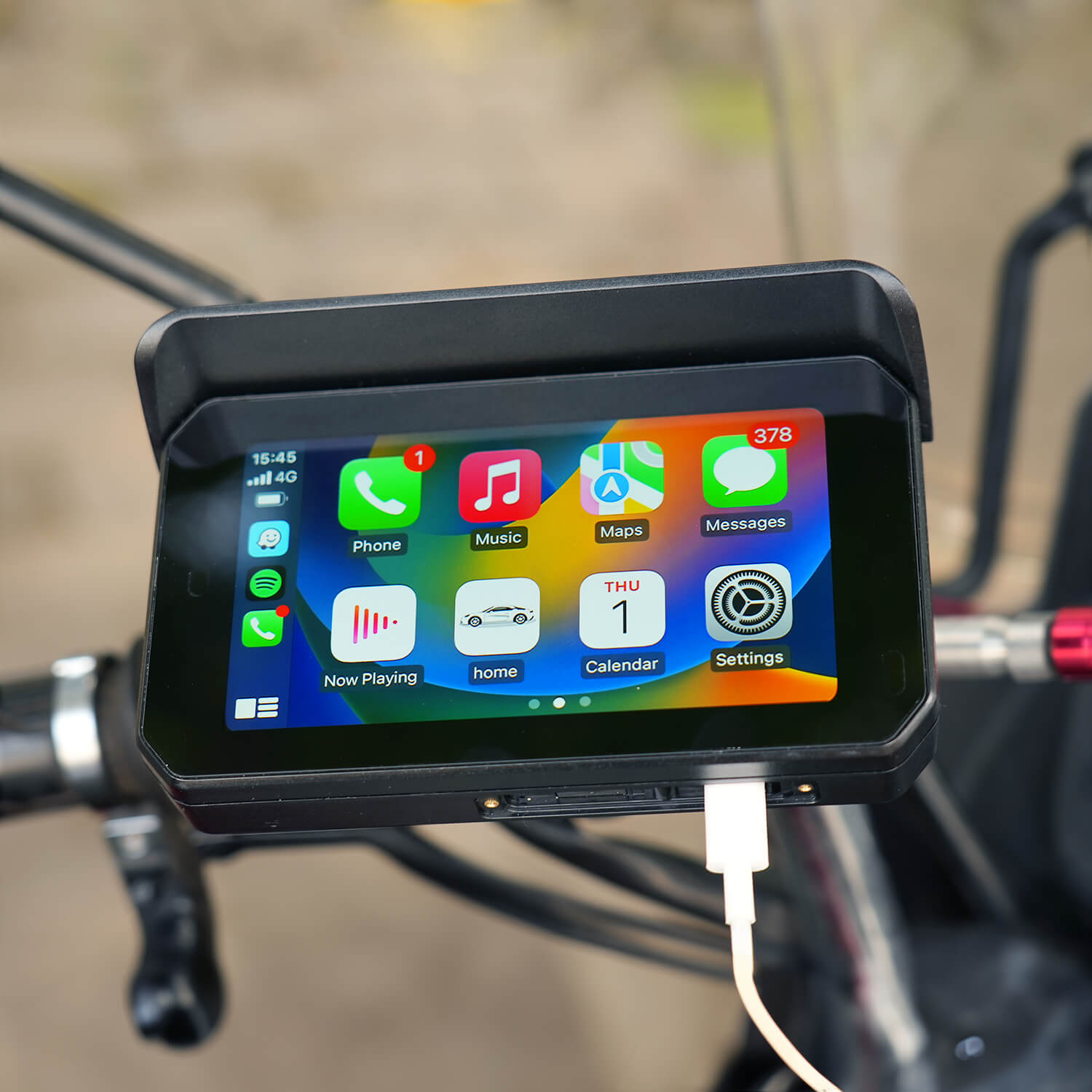 CarPlay Lite C5 SE GPS portátil para motocicleta Pantalla inalámbrica CarPlay/Android Auto