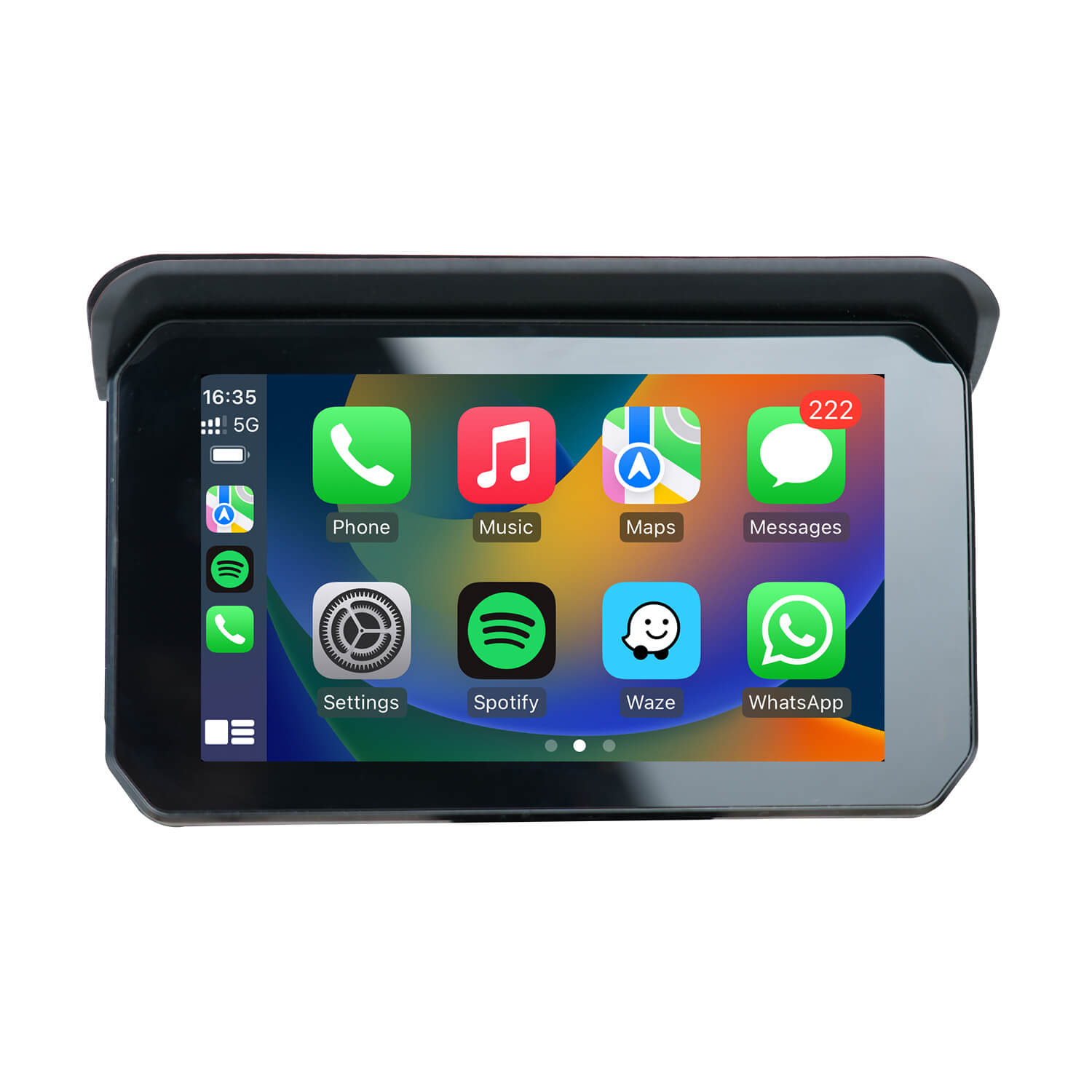 CarPlay Lite C5 SE GPS portátil para motocicleta Pantalla inalámbrica CarPlay/Android Auto